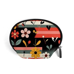  Minimalist Pattern With Simple Lines,flower And Shapes, Creating A Clean And Modern Accessory Pouch (small)