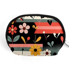  Minimalist Pattern With Simple Lines,flower And Shapes, Creating A Clean And Modern Accessory Pouch (medium)