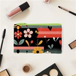  Minimalist Pattern With Simple Lines,flower And Shapes, Creating A Clean And Modern Cosmetic Bag (XS) Front