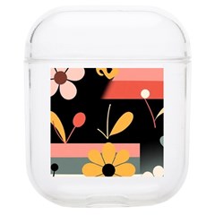  Minimalist Pattern With Simple Lines,flower And Shapes, Creating A Clean And Modern Soft Tpu Airpods 1/2 Case by myclothy