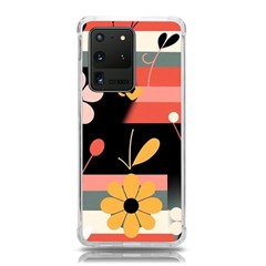  Minimalist Pattern With Simple Lines,flower And Shapes, Creating A Clean And Modern Samsung Galaxy S20 Ultra 6 9 Inch Tpu Uv Case