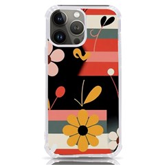  Minimalist Pattern With Simple Lines,flower And Shapes, Creating A Clean And Modern Iphone 13 Pro Max Tpu Uv Print Case