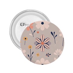  Minimalist Pattern With Simple Lines,flower And Shapes, Creating A Clean And Modern 2 25  Buttons