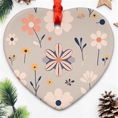  Minimalist Pattern With Simple Lines,flower And Shapes, Creating A Clean And Modern Ornament (heart)