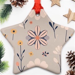  Minimalist Pattern With Simple Lines,flower And Shapes, Creating A Clean And Modern Ornament (star) by myclothy