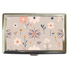  Minimalist Pattern With Simple Lines,flower And Shapes, Creating A Clean And Modern Cigarette Money Case