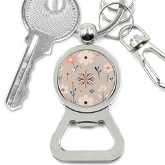  Minimalist Pattern With Simple Lines,flower And Shapes, Creating A Clean And Modern Bottle Opener Key Chain