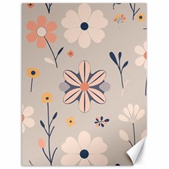  Minimalist Pattern With Simple Lines,flower And Shapes, Creating A Clean And Modern Canvas 18  X 24 