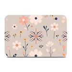  Minimalist Pattern With Simple Lines,flower And Shapes, Creating A Clean And Modern Plate Mats 18 x12  Plate Mat