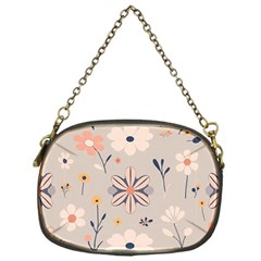  Minimalist Pattern With Simple Lines,flower And Shapes, Creating A Clean And Modern Chain Purse (one Side)