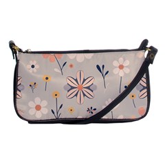  Minimalist Pattern With Simple Lines,flower And Shapes, Creating A Clean And Modern Shoulder Clutch Bag