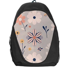  Minimalist Pattern With Simple Lines,flower And Shapes, Creating A Clean And Modern Backpack Bag