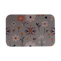  Minimalist Pattern With Simple Lines,flower And Shapes, Creating A Clean And Modern Open Lid Metal Box (silver)   by myclothy