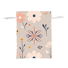  Minimalist Pattern With Simple Lines,flower And Shapes, Creating A Clean And Modern Lightweight Drawstring Pouch (m) by myclothy