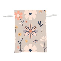  Minimalist Pattern With Simple Lines,flower And Shapes, Creating A Clean And Modern Lightweight Drawstring Pouch (l)