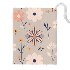  Minimalist Pattern With Simple Lines,flower And Shapes, Creating A Clean And Modern Drawstring Pouch (4xl)