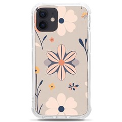  Minimalist Pattern With Simple Lines,flower And Shapes, Creating A Clean And Modern Iphone 12 Mini Tpu Uv Print Case	 by myclothy