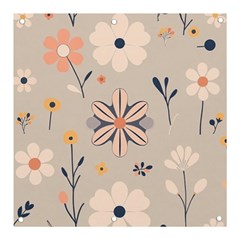  Minimalist Pattern With Simple Lines,flower And Shapes, Creating A Clean And Modern Banner And Sign 3  X 3 