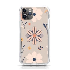  Minimalist Pattern With Simple Lines,flower And Shapes, Creating A Clean And Modern Iphone 11 Pro 5 8 Inch Tpu Uv Print Case