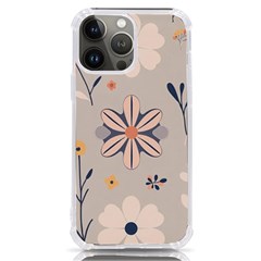  Minimalist Pattern With Simple Lines,flower And Shapes, Creating A Clean And Modern Iphone 13 Pro Max Tpu Uv Print Case