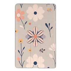  Minimalist Pattern With Simple Lines,flower And Shapes, Creating A Clean And Modern Name Card Style Usb Flash Drive by myclothy