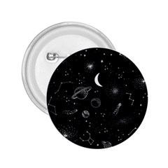 Cosmic Black Space Star 2 25  Buttons