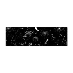 Cosmic Black Space Star Sticker Bumper (100 Pack)