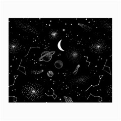 Cosmic Black Space Star Small Glasses Cloth