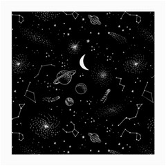 Cosmic Black Space Star Medium Glasses Cloth