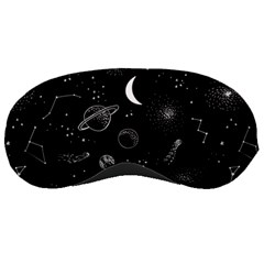 Cosmic Black Space Star Sleep Mask