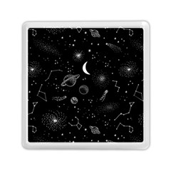 Cosmic Black Space Star Memory Card Reader (square)