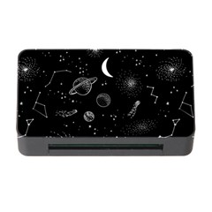 Cosmic Black Space Star Memory Card Reader With Cf