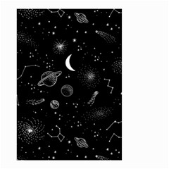 Cosmic Black Space Star Small Garden Flag (two Sides)