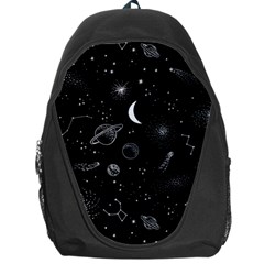 Cosmic Black Space Star Backpack Bag