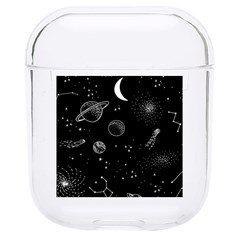 Cosmic Black Space Star Hard Pc Airpods 1/2 Case