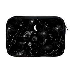 Cosmic Black Space Star Apple Macbook Pro 17  Zipper Case