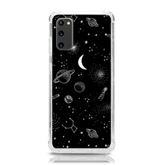 Cosmic Black Space Star Samsung Galaxy S20 6 2 Inch Tpu Uv Case