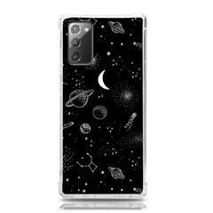 Cosmic Black Space Star Samsung Galaxy Note 20 Tpu Uv Case