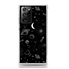 Cosmic Black Space Star Samsung Galaxy Note 20 Ultra Tpu Uv Case