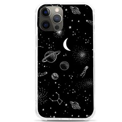 Cosmic Black Space Star Iphone 12 Pro Max Tpu Uv Print Case