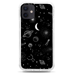 Cosmic Black Space Star Iphone 12 Mini Tpu Uv Print Case	