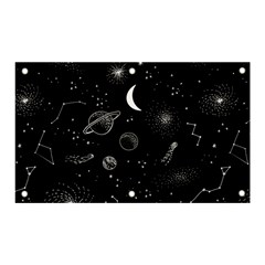 Cosmic Black Space Star Banner And Sign 5  X 3 