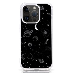 Cosmic Black Space Star Iphone 14 Pro Tpu Uv Print Case