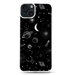 Cosmic Black Space Star Iphone 15 Tpu Uv Print Case