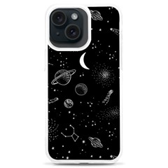 Cosmic Black Space Star Iphone 15 Plus Tpu Uv Print Case