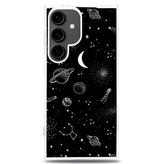 Cosmic Black Space Star Samsung Galaxy S24 Plus 6 7 Inch Tpu Uv Case