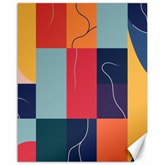  Minimalist Pattern With Simple Lines And Shapes, Creating A Clean And Modern Aesthe Canvas 16  X 20 