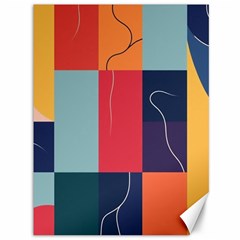  Minimalist Pattern With Simple Lines And Shapes, Creating A Clean And Modern Aesthe Canvas 36  X 48 