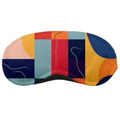  Minimalist Pattern With Simple Lines And Shapes, Creating A Clean And Modern Aesthe Sleep Mask