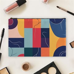  Minimalist Pattern With Simple Lines And Shapes, Creating A Clean And Modern Aesthe Cosmetic Bag (large)